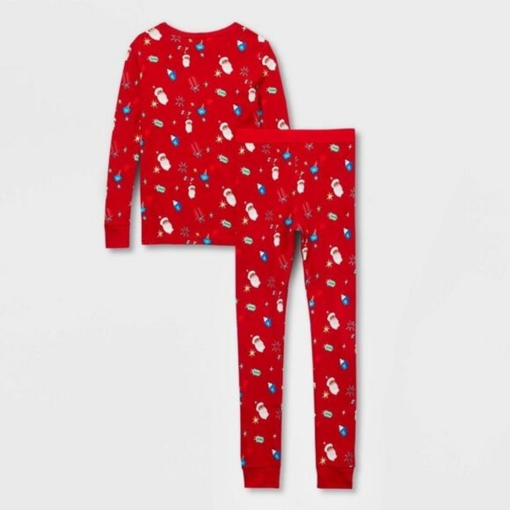 Women's Holiday Print Long Sleeve Pajama Shirt & Pants, NWT